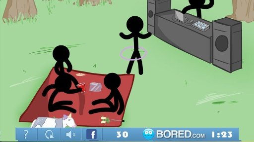 Stickman Click Death Park截图1