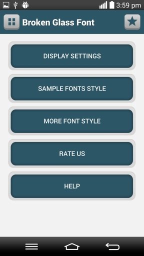 Broken glass Font截图3