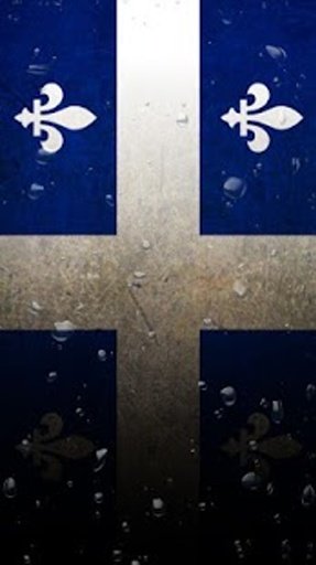 Quebec flag water effect LWP截图2