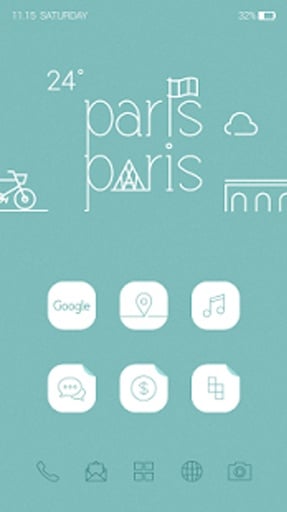 Paris Buzz Launcher Theme截图5