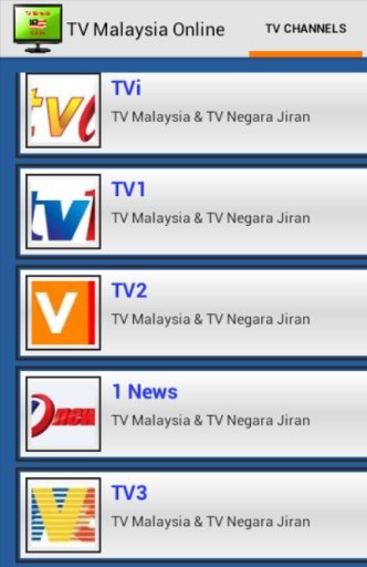 Online Live TV Malaysia截图3