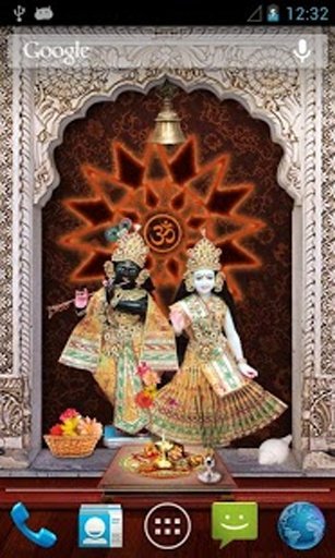 Radhe Krishna 3D Temple LWP截图7