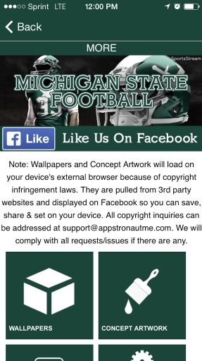 Michigan State Football STREAM截图4