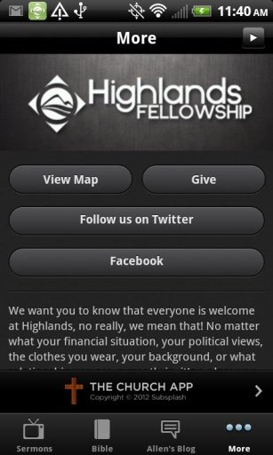 Highlands Fellowship截图2