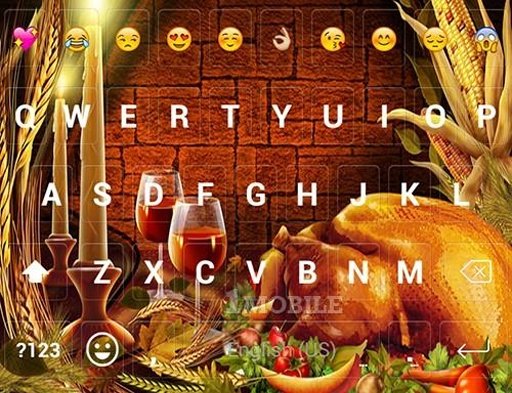 Happy Thanksgiving Keyboard截图8