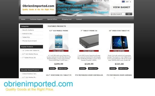 Obrien imported online store截图2