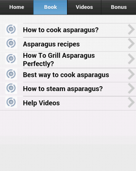 How to cook asparagus Recipes截图2