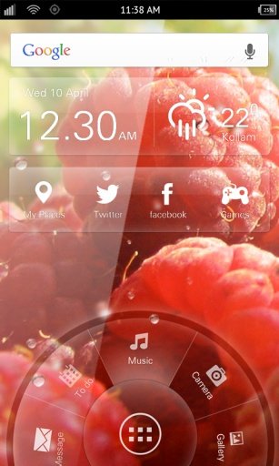 Free Wallpaper Red Raspberry截图2