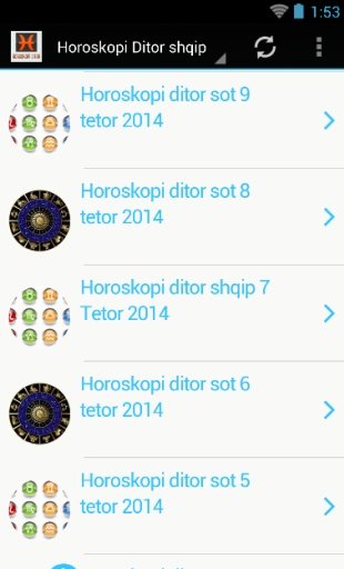 Horoskopi Ditor shqip截图4