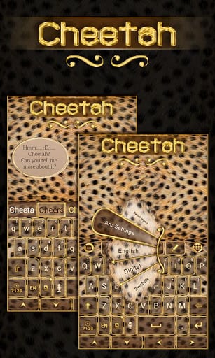 Cheetah GO Keyboard Theme截图2