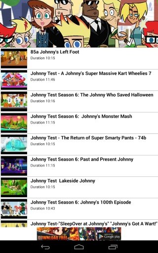 Johnny The Test Videos截图3