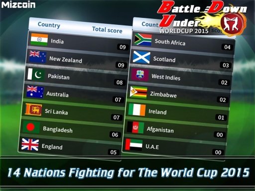 BDU - Cricket World Cup 2015截图7