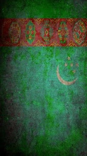 Turkmenistan flag water effect截图2