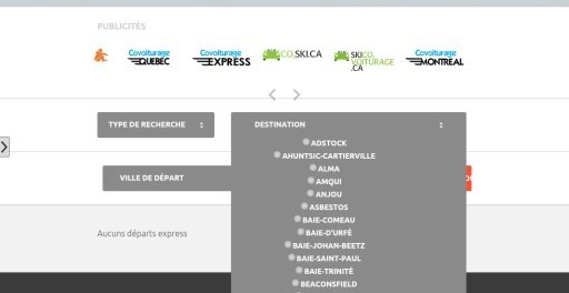 Covoiturage Express Quebec截图2