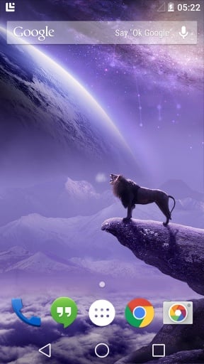 Lion and Earth Live Wallpaper截图2