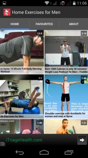 Home Exercises for Men截图5