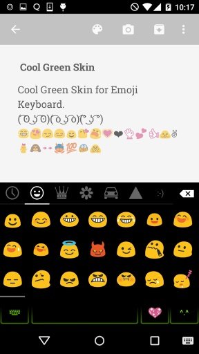 Neon Green - Emoji Keyboard截图4