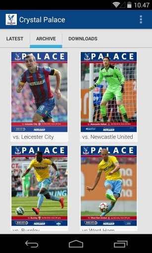 Crystal Palace FC programmes截图3