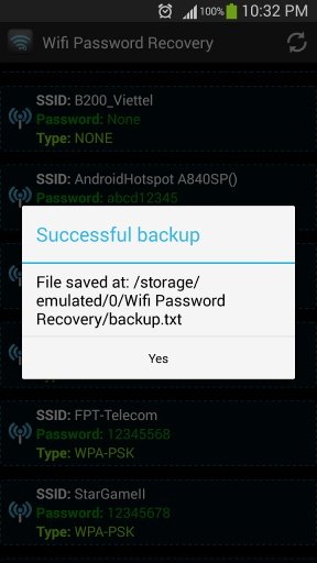 Wifi Password Recovery-Backup截图4