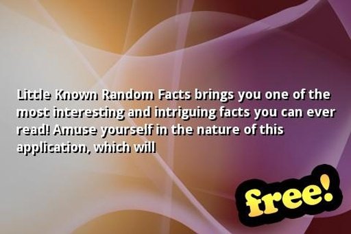 Little Known Random Facts截图1