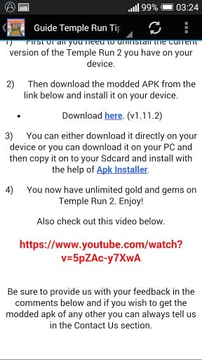 Guide Temple Run Tips截图2