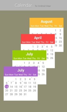 Calendar for Android Wear截图