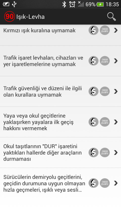 Trafik Cezaları截图2