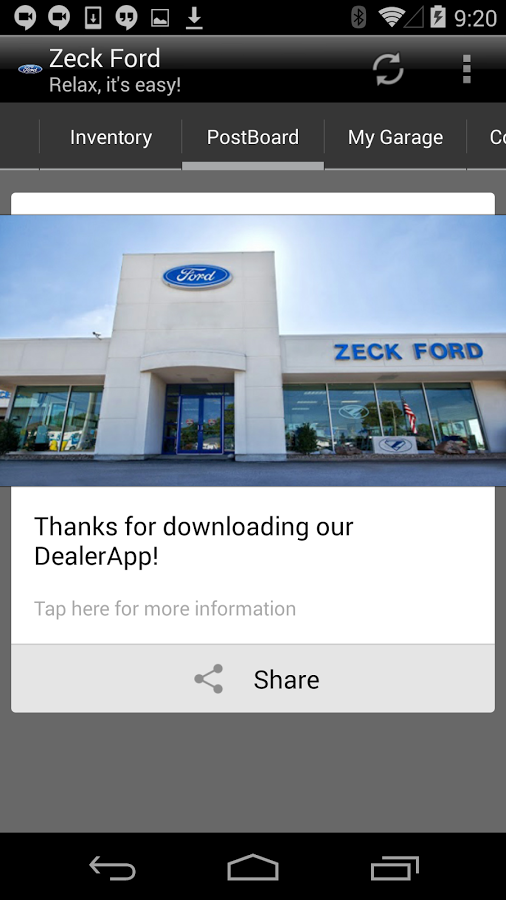 Zeck Ford DealerApp截图3