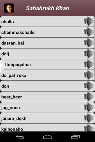 沙鲁克汗歌曲铃声截图2