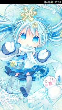 雪初音动态壁纸截图