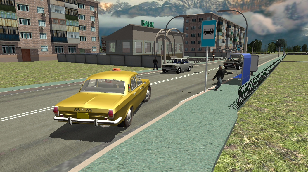 Russian Taxi Simulator 3D截图7