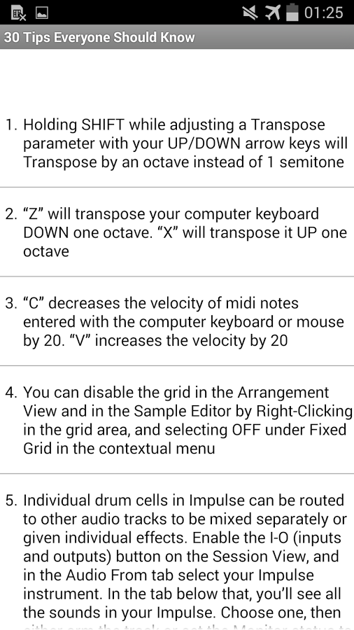 Tips Ableton Live截图2