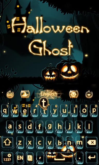 Halloween Ghost Keyboard Theme截图3