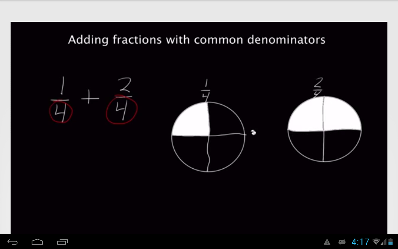 Add Fractions Like Denominator截图5