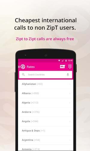 Zipt - free calls and messages截图5