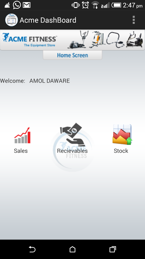 ACME Dashboard截图2