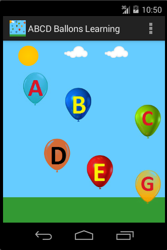 ABC Balloon Learning Game Song截图1