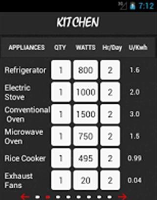 Home Electricity Calculator截图2