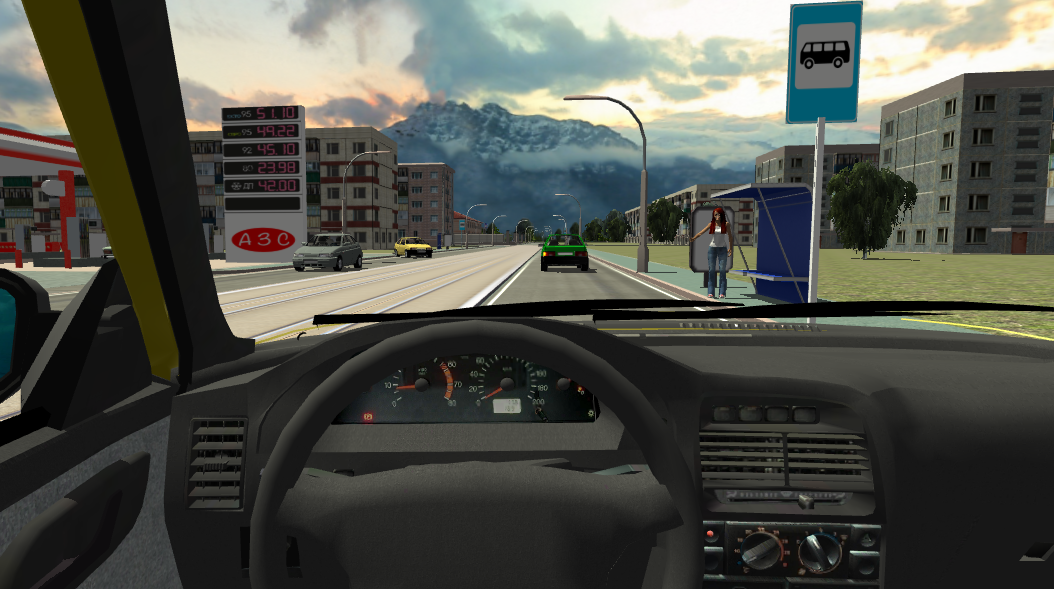 Russian Taxi Simulator 3D截图10