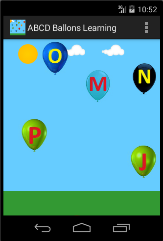 ABC Balloon Learning Game Song截图2