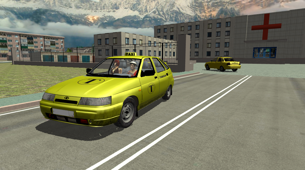 Russian Taxi Simulator 3D截图3