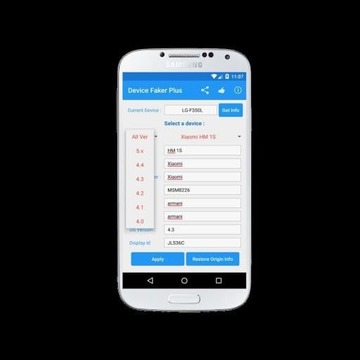 设备型号伪装:Device Faker Plus截图