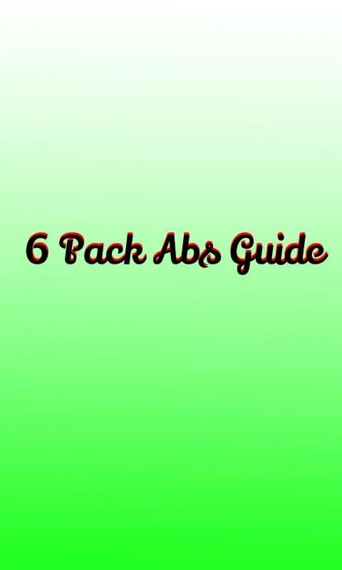 6 Pack Abs Guide截图1