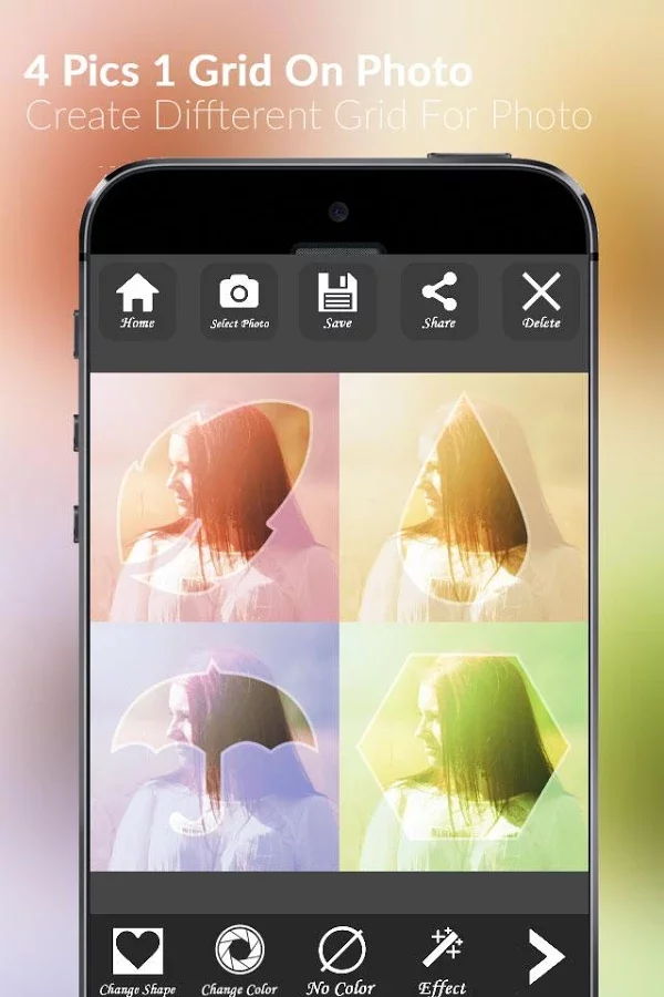 4 Pics 1 Grid On Photo截图10