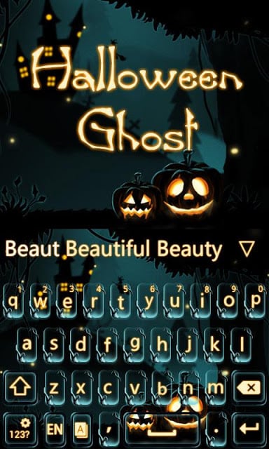 Halloween Ghost Keyboard Theme截图1