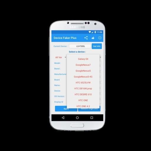 设备型号伪装:Device Faker Plus截图3