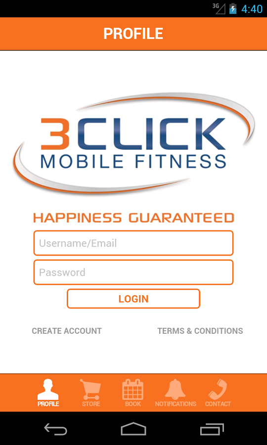 3CLICK Fitness截图8