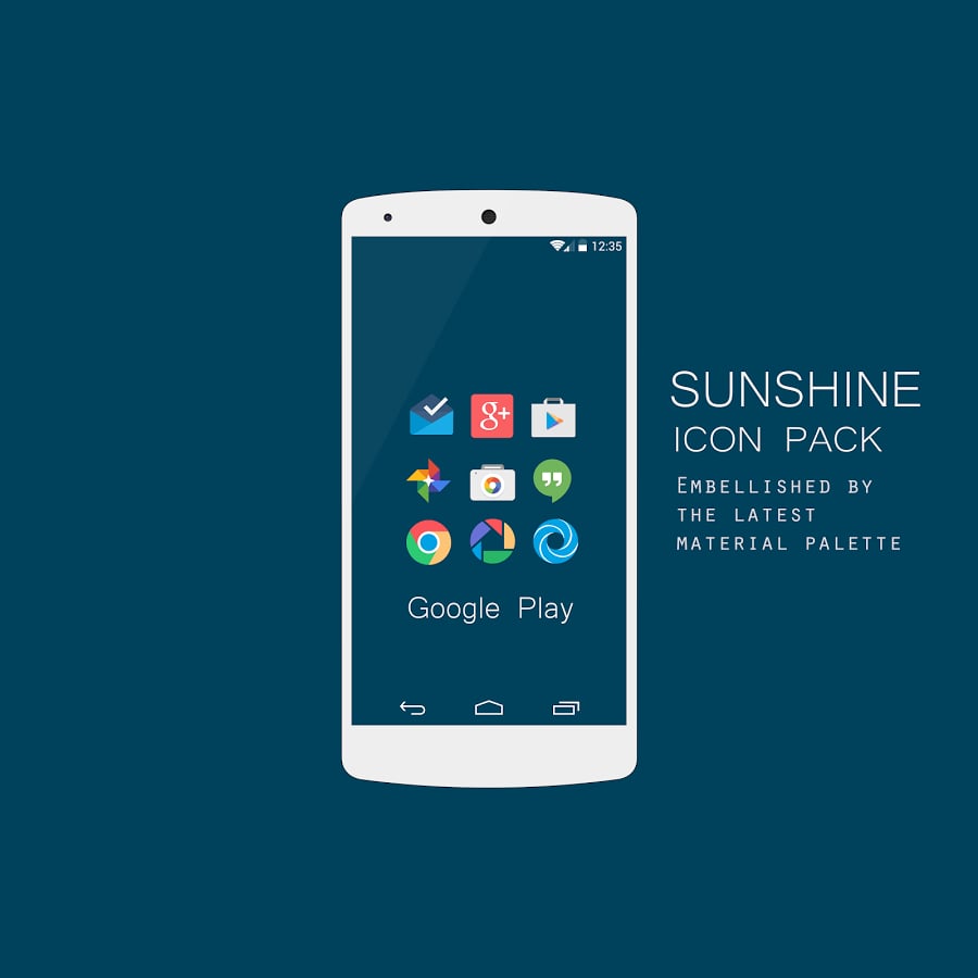 Sunshine Icon Pack图标包截图3