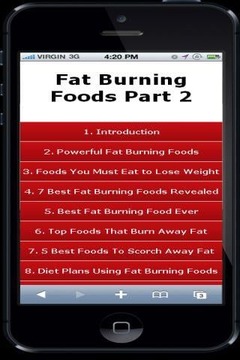 第2部分燃烧脂肪的食物截图