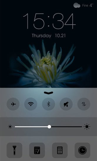 iOS8闪电锁屏主题截图3